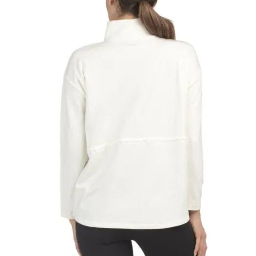 Summersalt French Terry Cinched Waist White Pullover Size Small - Picture 10 of 10